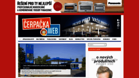 What Cerpacka.cz website looked like in 2019 (4 years ago)