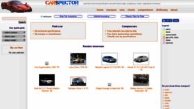 What Carspector.com website looked like in 2019 (4 years ago)
