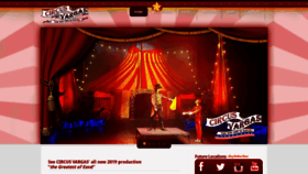 What Circusvargas.com website looked like in 2019 (4 years ago)