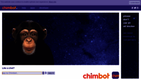 What Chimbot.com website looked like in 2019 (4 years ago)