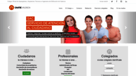 What Caatvalencia.es website looked like in 2019 (4 years ago)
