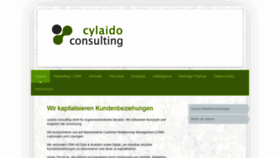 What Cylaido-consulting.de website looked like in 2019 (4 years ago)