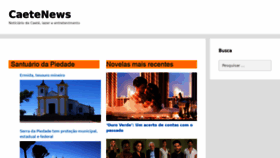 What Caetenews.com.br website looked like in 2019 (4 years ago)