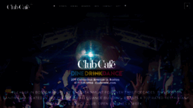 What Clubcafe.com website looked like in 2019 (4 years ago)
