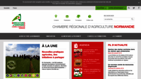 What Chambre-agriculture-normandie.fr website looked like in 2019 (4 years ago)