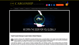 What Cargoshipinc.com website looked like in 2019 (4 years ago)