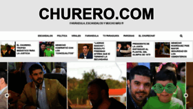 What Churero.com website looked like in 2019 (4 years ago)