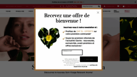 What Clarins.ch website looked like in 2019 (4 years ago)