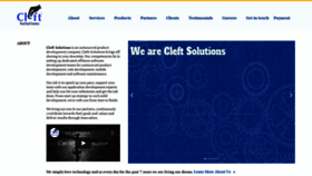 What Cleftsolutions.com website looked like in 2019 (4 years ago)