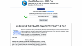 What Checkfiletype.com website looked like in 2019 (4 years ago)