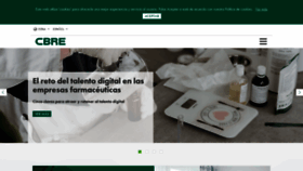 What Cbre.es website looked like in 2019 (4 years ago)