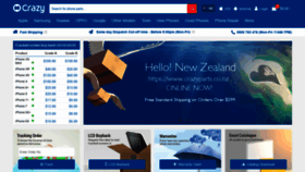 What Crazyparts.co.nz website looked like in 2019 (4 years ago)