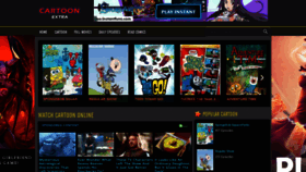 What Cartoonextra.co website looked like in 2019 (4 years ago)