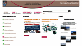 What Cc-paysdelapalisse.fr website looked like in 2019 (4 years ago)