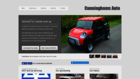 What Cunninghamsauto.com website looked like in 2019 (4 years ago)