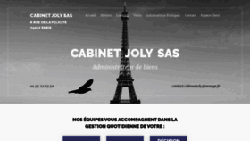 What Cabinetjolysas.fr website looked like in 2019 (4 years ago)