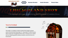 What Chicagolandshow.com website looked like in 2019 (4 years ago)