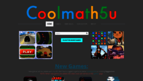 What Coolmath5u.com website looked like in 2019 (4 years ago)