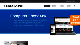 What Compuzone.nl website looked like in 2019 (4 years ago)