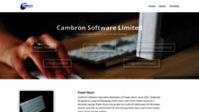 What Cambronsoftware.co.uk website looked like in 2019 (4 years ago)