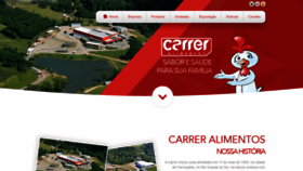 What Carreralimentos.com.br website looked like in 2019 (4 years ago)