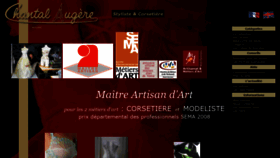 What Chantalaugere.com website looked like in 2019 (4 years ago)