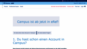 What Campus.thieme.de website looked like in 2019 (4 years ago)
