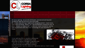 What Corsalighting.com website looked like in 2019 (4 years ago)