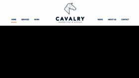 What Cavalry.co.nz website looked like in 2019 (4 years ago)