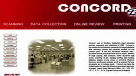 What Concorddoc.com website looked like in 2019 (4 years ago)