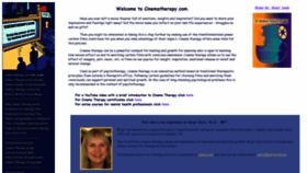 What Cinematherapy.com website looked like in 2019 (4 years ago)