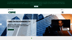 What Cbre.com website looked like in 2019 (4 years ago)
