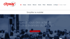 What Cityway.fr website looked like in 2019 (4 years ago)
