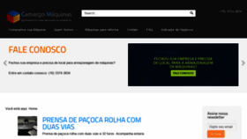What Camargomaquinas.com.br website looked like in 2019 (4 years ago)