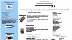 What Cooking-italian-food.com website looked like in 2019 (4 years ago)