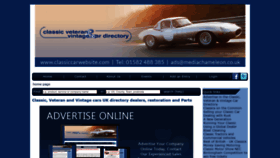 What Classiccarwebsite.com website looked like in 2019 (4 years ago)