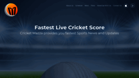 What Cricketmazza.com website looked like in 2019 (4 years ago)