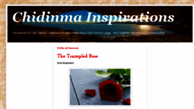 What Chidinmainspirations.com website looked like in 2019 (4 years ago)