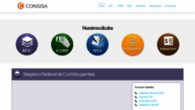 What Consisa.com.mx website looked like in 2019 (4 years ago)