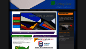 What Coroplast.com website looked like in 2019 (4 years ago)