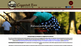 What Coggeshallfarm.org website looked like in 2019 (4 years ago)