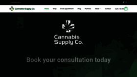 What Cannabissupplyco.ca website looked like in 2019 (4 years ago)