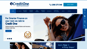 What Creditone.com.au website looked like in 2019 (4 years ago)