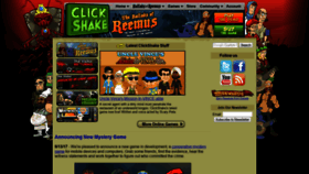 What Clickshakegames.com website looked like in 2019 (4 years ago)
