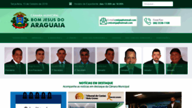 What Camarabomjesusdoaraguaia.mt.gov.br website looked like in 2019 (4 years ago)