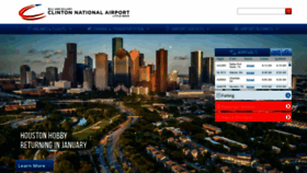 What Clintonairport.com website looked like in 2019 (4 years ago)