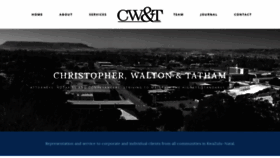 What Cwt.co.za website looked like in 2019 (4 years ago)