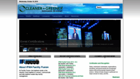 What Cleanerandgreener.org website looked like in 2019 (4 years ago)