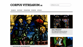 What Corpusvitrearum.de website looked like in 2019 (4 years ago)