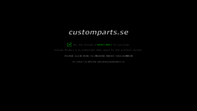 What Customparts.se website looked like in 2019 (4 years ago)